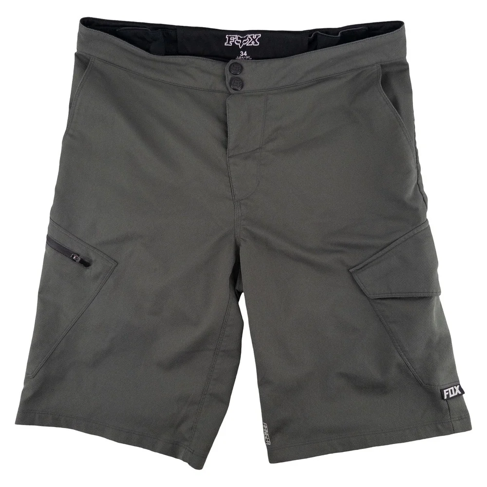 Fox Racing Mens 34 Ranger Cargo Shorts Gray BMX MTB Mountain Bike Motocross